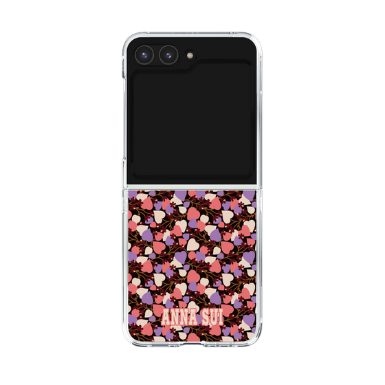 クリアケース［ ANNA SUI - HEARTS VINE - PINK ］