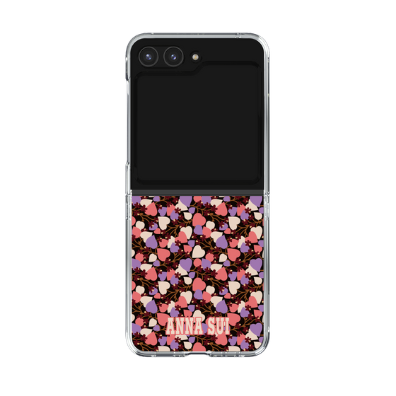 クリアケース［ ANNA SUI - HEARTS VINE - PINK ］