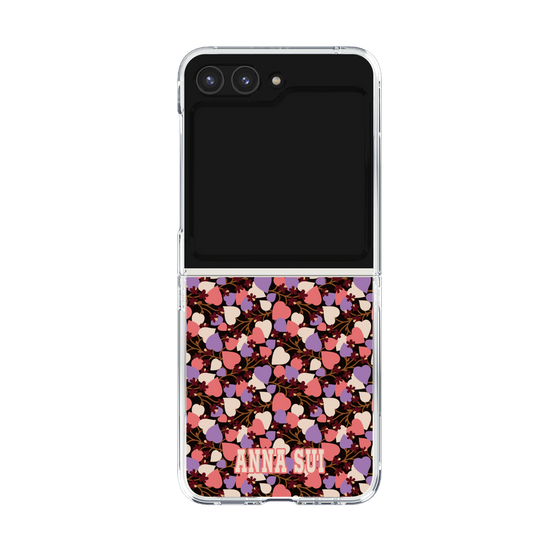 クリアケース［ ANNA SUI - HEARTS VINE - PINK ］