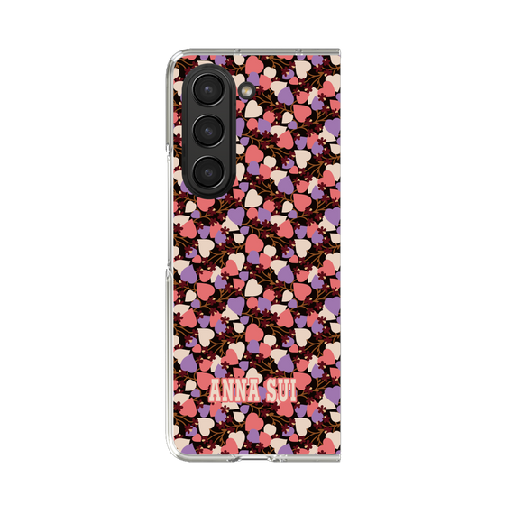 クリアケース［ ANNA SUI - HEARTS VINE - PINK ］