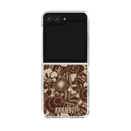 クリアケース［ ANNA SUI - STITCHED FLORAL ］