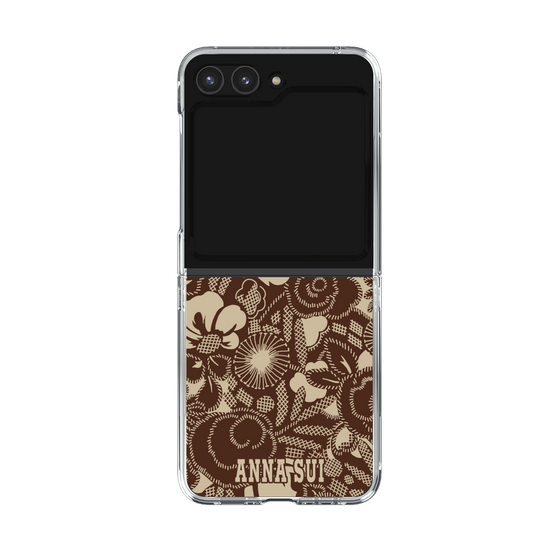 クリアケース［ ANNA SUI - STITCHED FLORAL ］