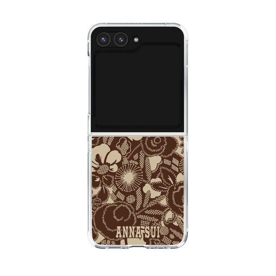 クリアケース［ ANNA SUI - STITCHED FLORAL ］