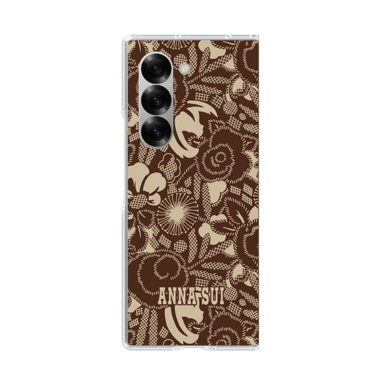 クリアケース［ ANNA SUI - STITCHED FLORAL ］