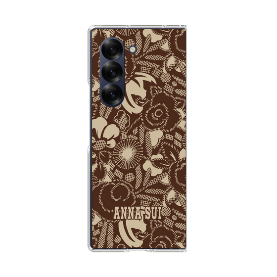 クリアケース［ ANNA SUI - STITCHED FLORAL ］