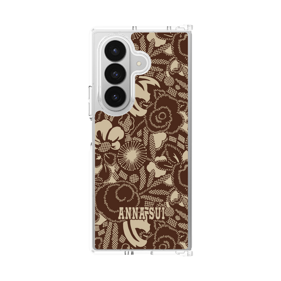 クリアケース［ ANNA SUI - STITCHED FLORAL ］