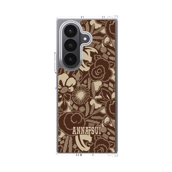 クリアケース［ ANNA SUI - STITCHED FLORAL ］