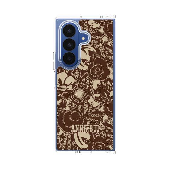 クリアケース［ ANNA SUI - STITCHED FLORAL ］