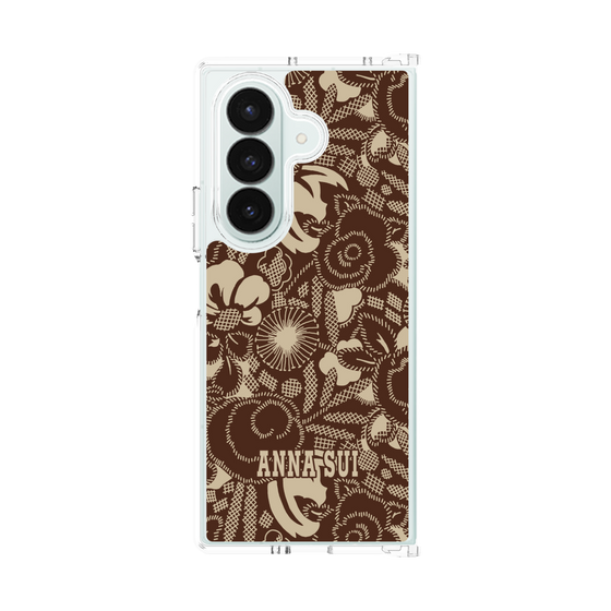 クリアケース［ ANNA SUI - STITCHED FLORAL ］