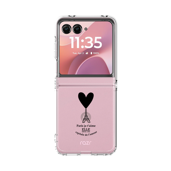 クリアケース［ ELLE - Paris je t'aime ］