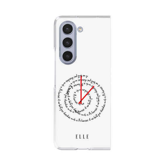 クリアケース［ ELLE - Do not look to 12 to 2 p.m. ］