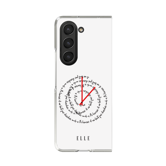 クリアケース［ ELLE - Do not look to 12 to 2 p.m. ］