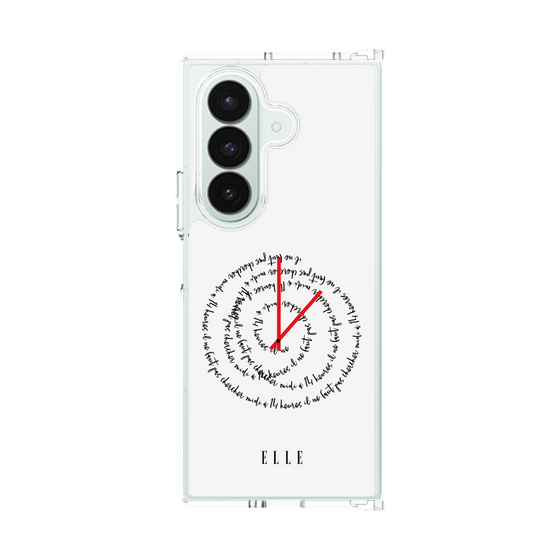 クリアケース［ ELLE - Do not look to 12 to 2 p.m. ］