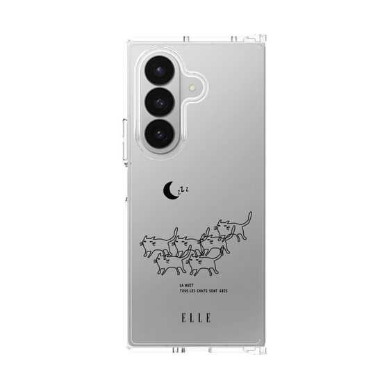 クリアケース［ ELLE - All cats are grey in the dark ］
