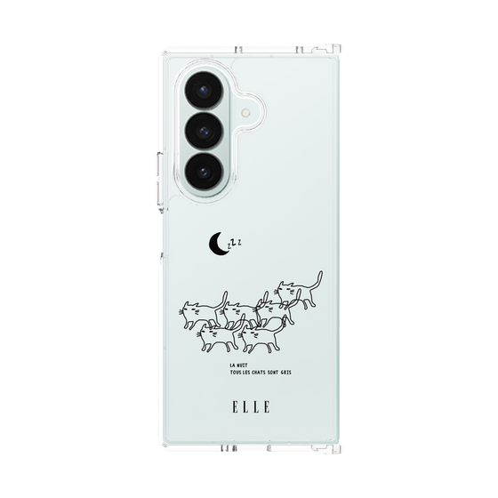 クリアケース［ ELLE - All cats are grey in the dark ］