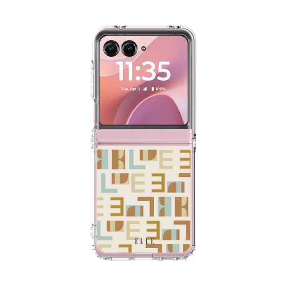 クリアケース［ ELLE - Iconics Prints1 ］