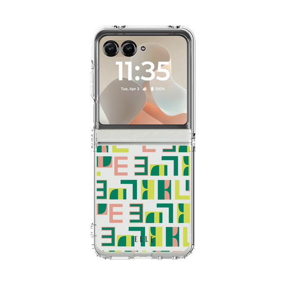 クリアケース［ ELLE - Iconics Prints2 ］