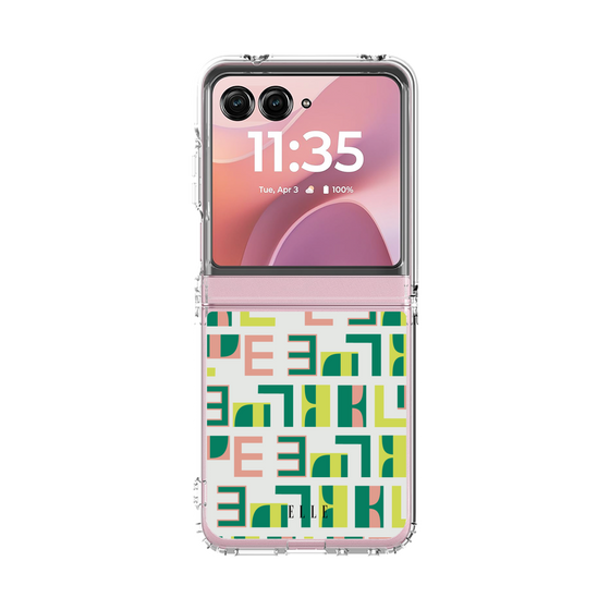 クリアケース［ ELLE - Iconics Prints2 ］