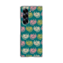 クリアケース［ ELLE - Cat Pattern - グリーン ］