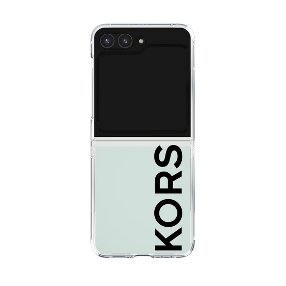 クリアケース［ MICHAEL KORS - Logo - Black ］