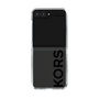 クリアケース［ MICHAEL KORS - Logo - Black ］
