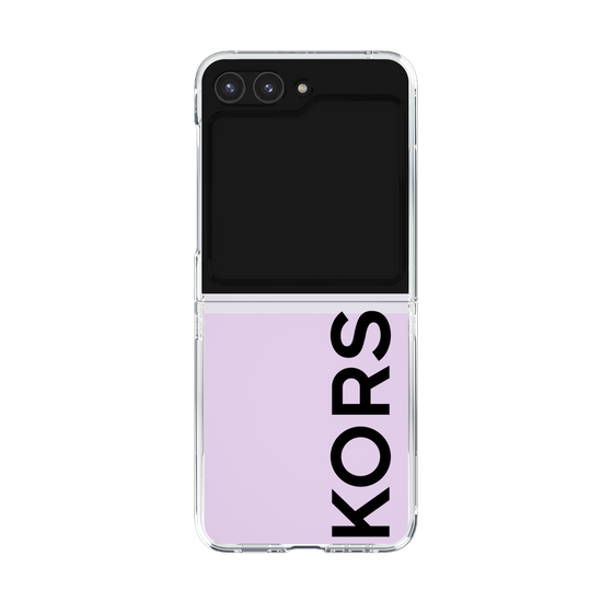 クリアケース［ MICHAEL KORS - Logo - Black ］