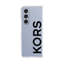 クリアケース［ MICHAEL KORS - Logo - Black ］