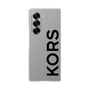 クリアケース［ MICHAEL KORS - Logo - Black ］