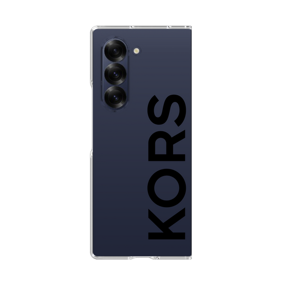 クリアケース［ MICHAEL KORS - Logo - Black ］