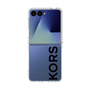 クリアケース［ MICHAEL KORS - Logo - Black ］