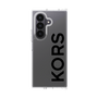 クリアケース［ MICHAEL KORS - Logo - Black ］