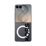 クリアケース［ MICHAEL KORS - Logo - Black ］