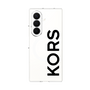 クリアケース［ MICHAEL KORS - Logo - Black ］