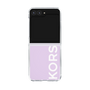 クリアケース［ MICHAEL KORS - Logo - White ］