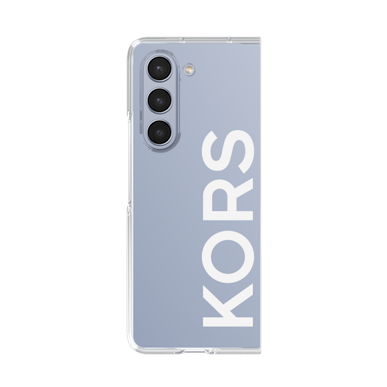 クリアケース［ MICHAEL KORS - Logo - White ］