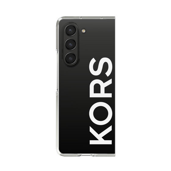 クリアケース［ MICHAEL KORS - Logo - White ］