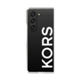クリアケース［ MICHAEL KORS - Logo - White ］
