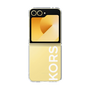 クリアケース［ MICHAEL KORS - Logo - White ］