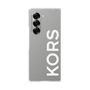 クリアケース［ MICHAEL KORS - Logo - White ］