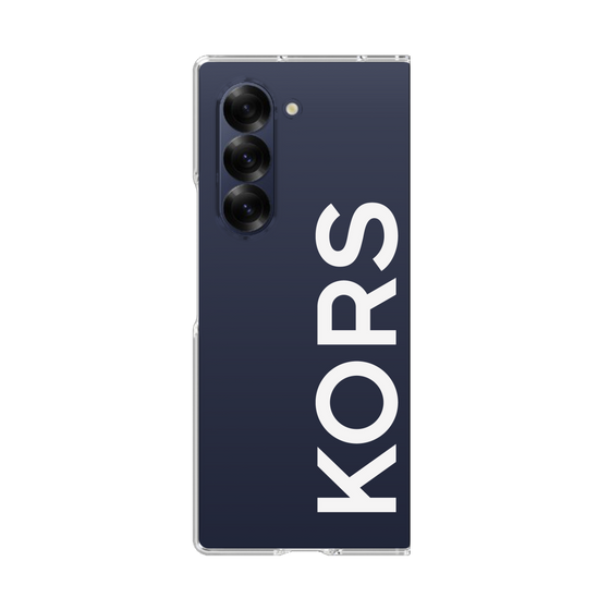 クリアケース［ MICHAEL KORS - Logo - White ］