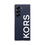クリアケース［ MICHAEL KORS - Logo - White ］