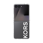 クリアケース［ MICHAEL KORS - Logo - White ］
