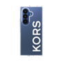 クリアケース［ MICHAEL KORS - Logo - White ］