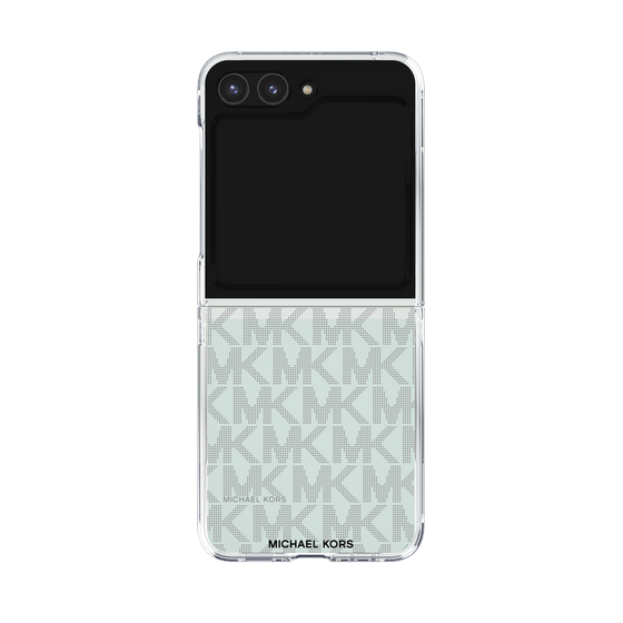 クリアケース［ MICHAEL KORS - Signiture - Clear Black ］