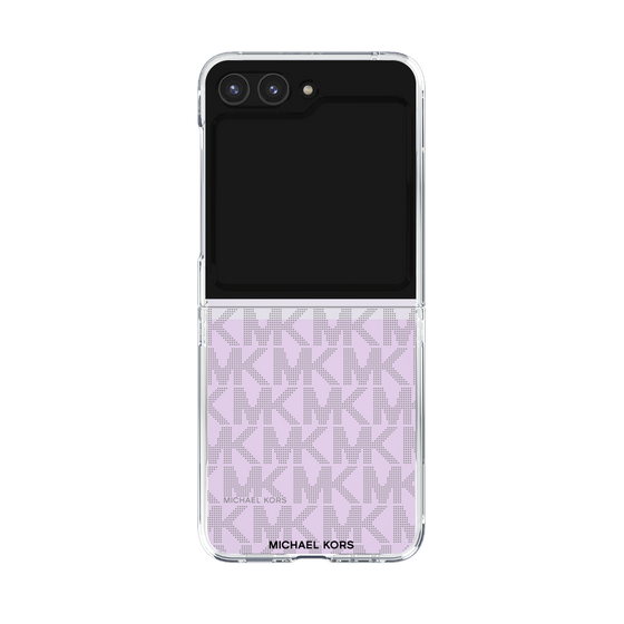 クリアケース［ MICHAEL KORS - Signiture - Clear Black ］