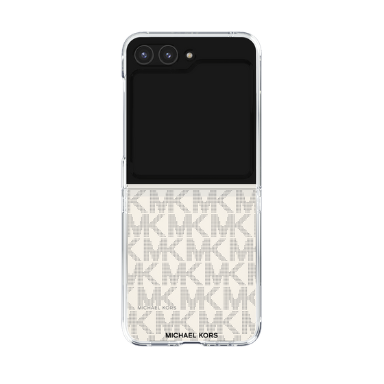 クリアケース［ MICHAEL KORS - Signiture - Clear Black ］