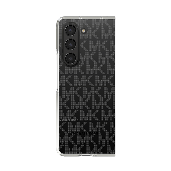クリアケース［ MICHAEL KORS - Signiture - Clear Black ］