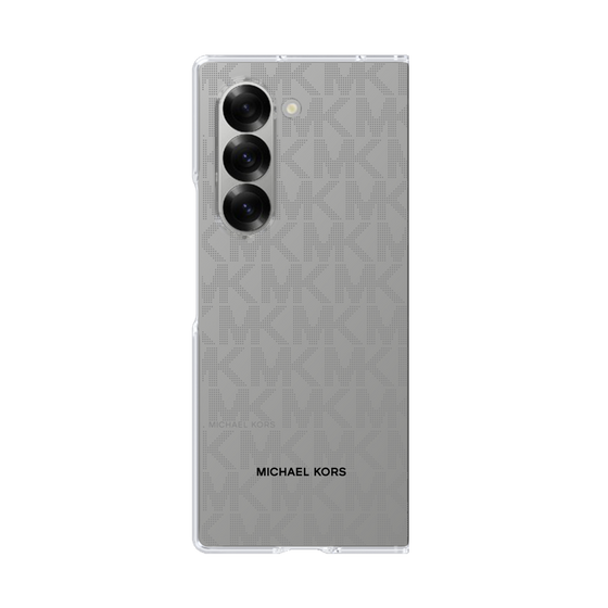 クリアケース［ MICHAEL KORS - Signiture - Clear Black ］
