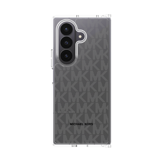 クリアケース［ MICHAEL KORS - Signiture - Clear Black ］