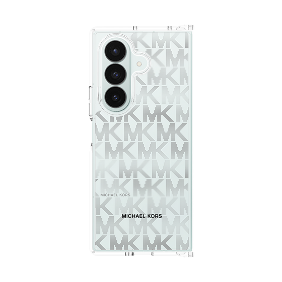 クリアケース［ MICHAEL KORS - Signiture - Clear Black ］